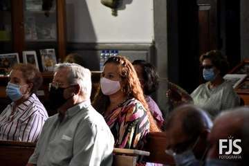 Eucaristía presidida por el obispo José Mazuelos y concierto de la Banda Municipal de Música por la festividad del Santo Cristo de Telde/Francisco Javier Santana.